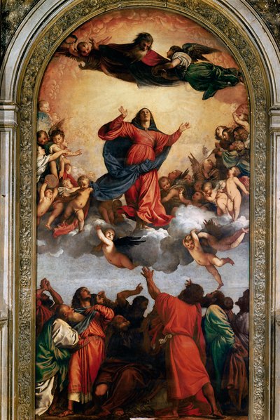 The Assumption of the Virgin by Tiziano Vecelli